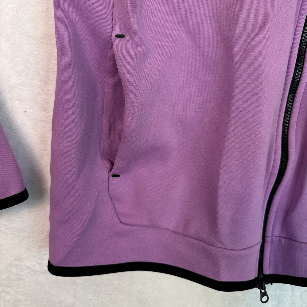 Nike Therma Fit Full Zip Fleece Jacket Mens Large Warm Up Running Lavender EUC - Picture 11 of 16